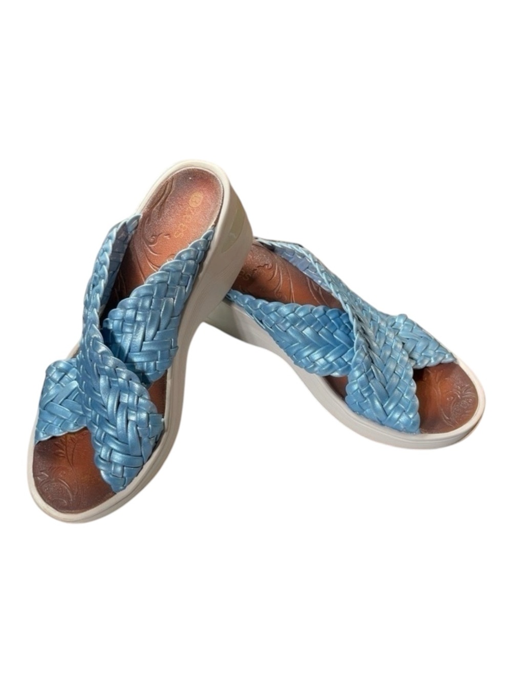 Bzees Dainty Womens Wedge Sandals Size 9.5 M. - Picture 3 of 11